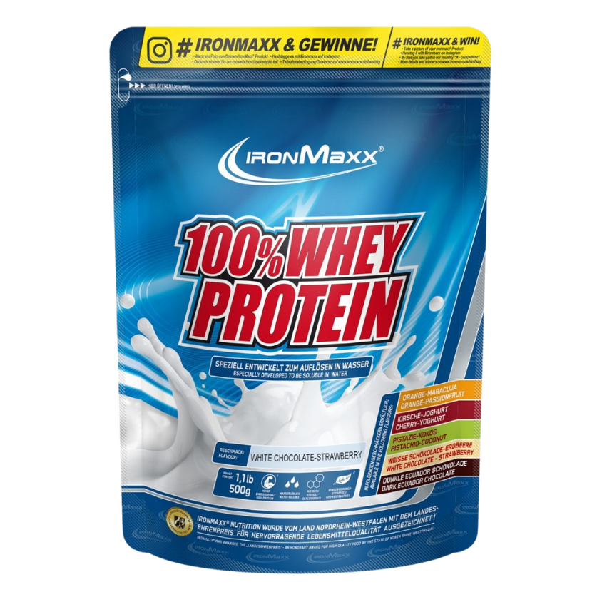 IronMaxx 100% Whey Protein (500G Beutel)