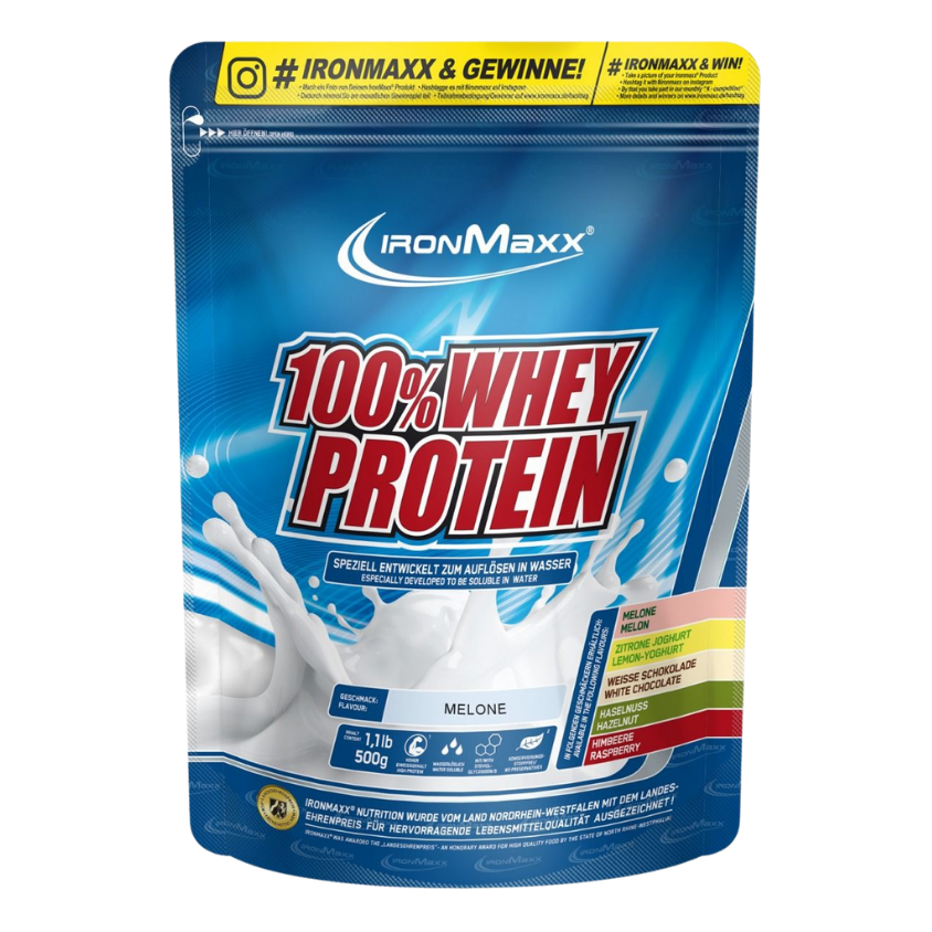 IronMaxx 100% Whey Protein (500G Beutel)
