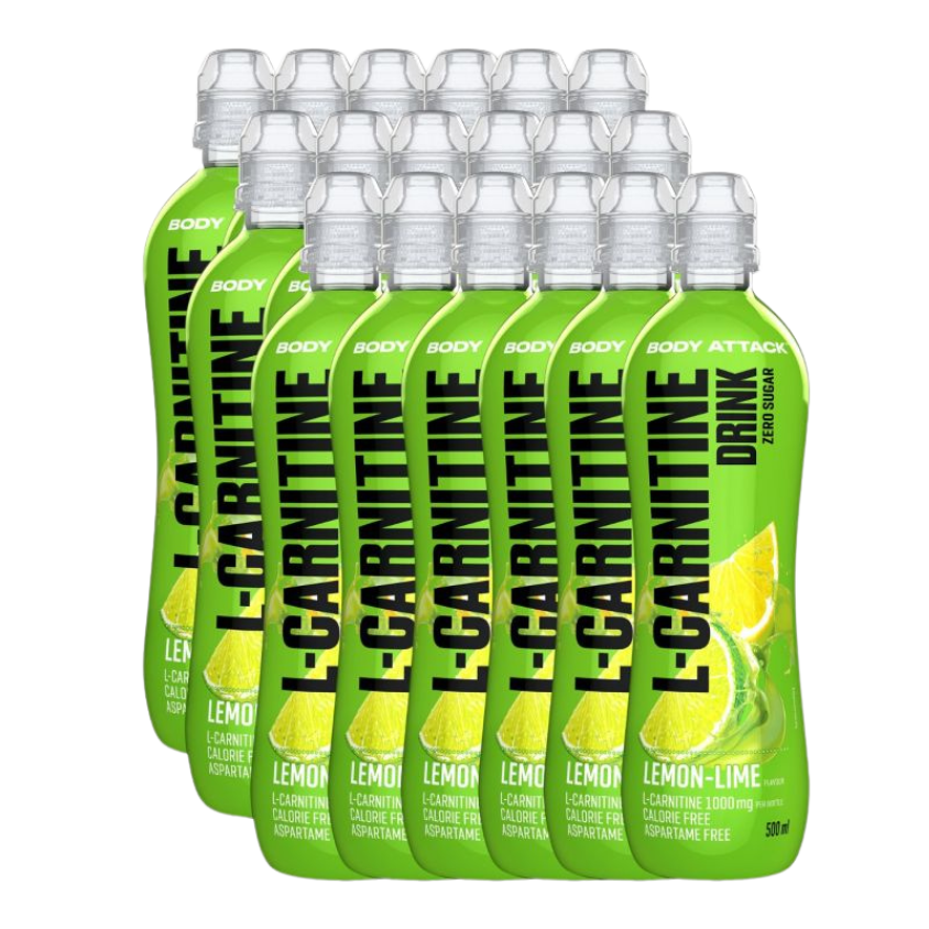 Body Attack L-Carnitine Drink (18x500ML)