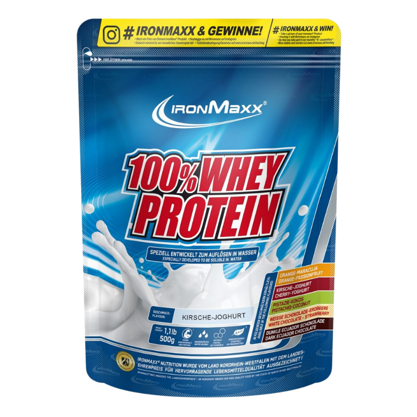 IronMaxx 100% Whey Protein (500G Beutel)