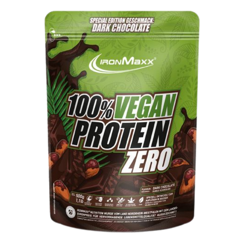 IronMaxx 100% Vegan Protein Zero (500G Beutel)