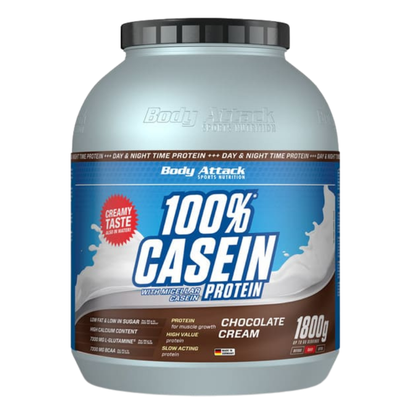 Body Attack 100% Casein Protein (1800G Dose)