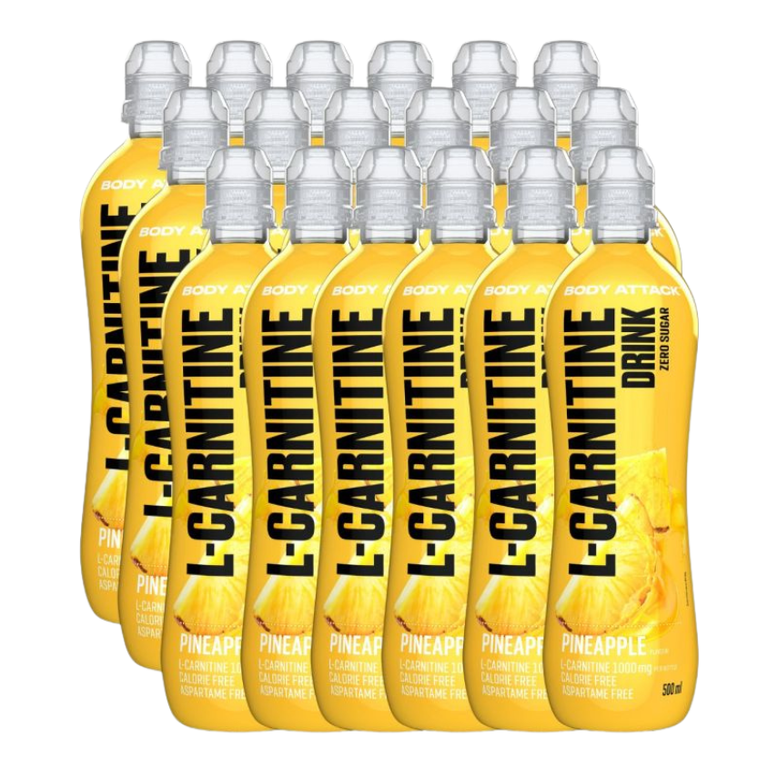 Body Attack L-Carnitine Drink (18x500ML)